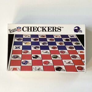 NFL Team Checkers Game - Vikings and Lions